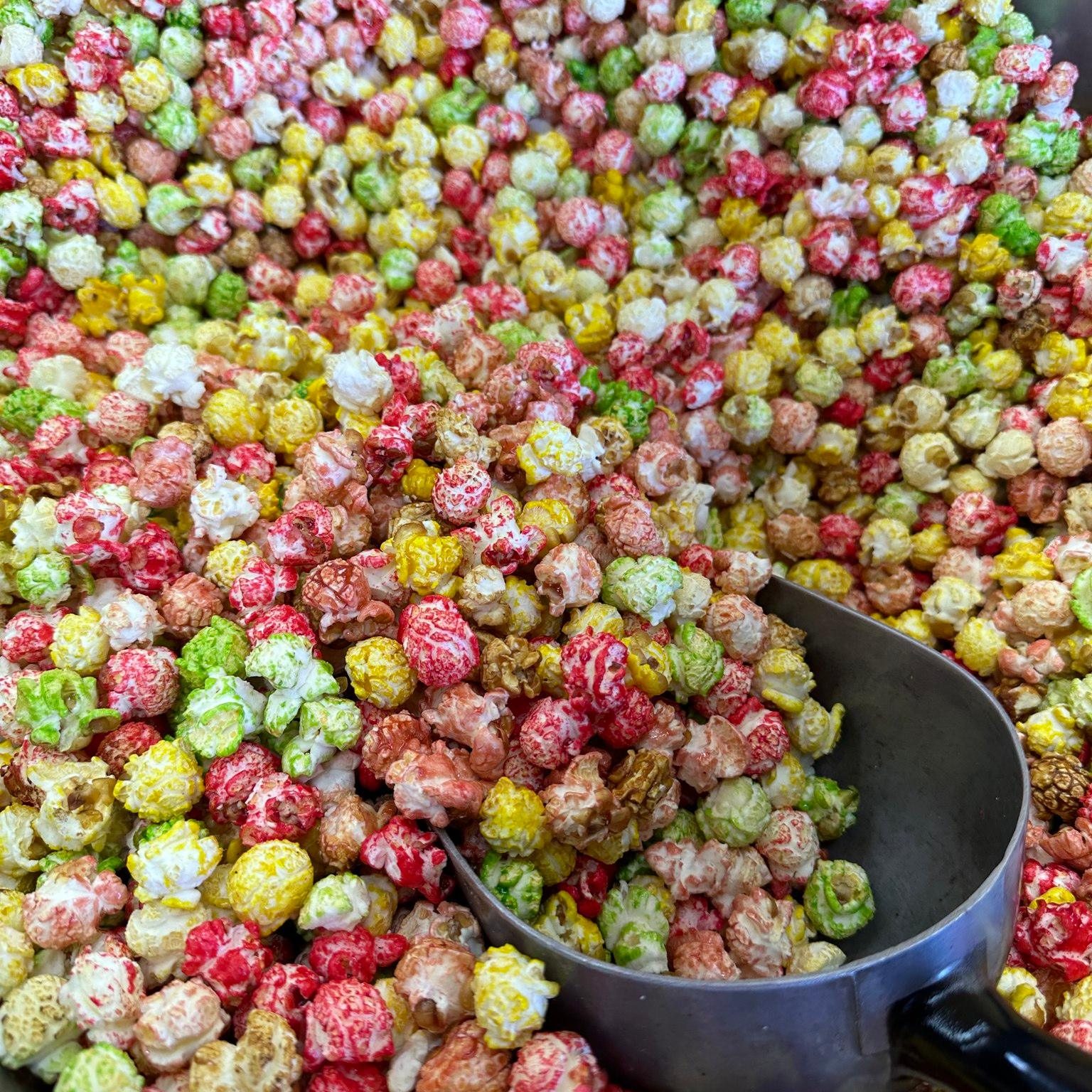 Colorful kettle corn from Coop's Kettle Corn
